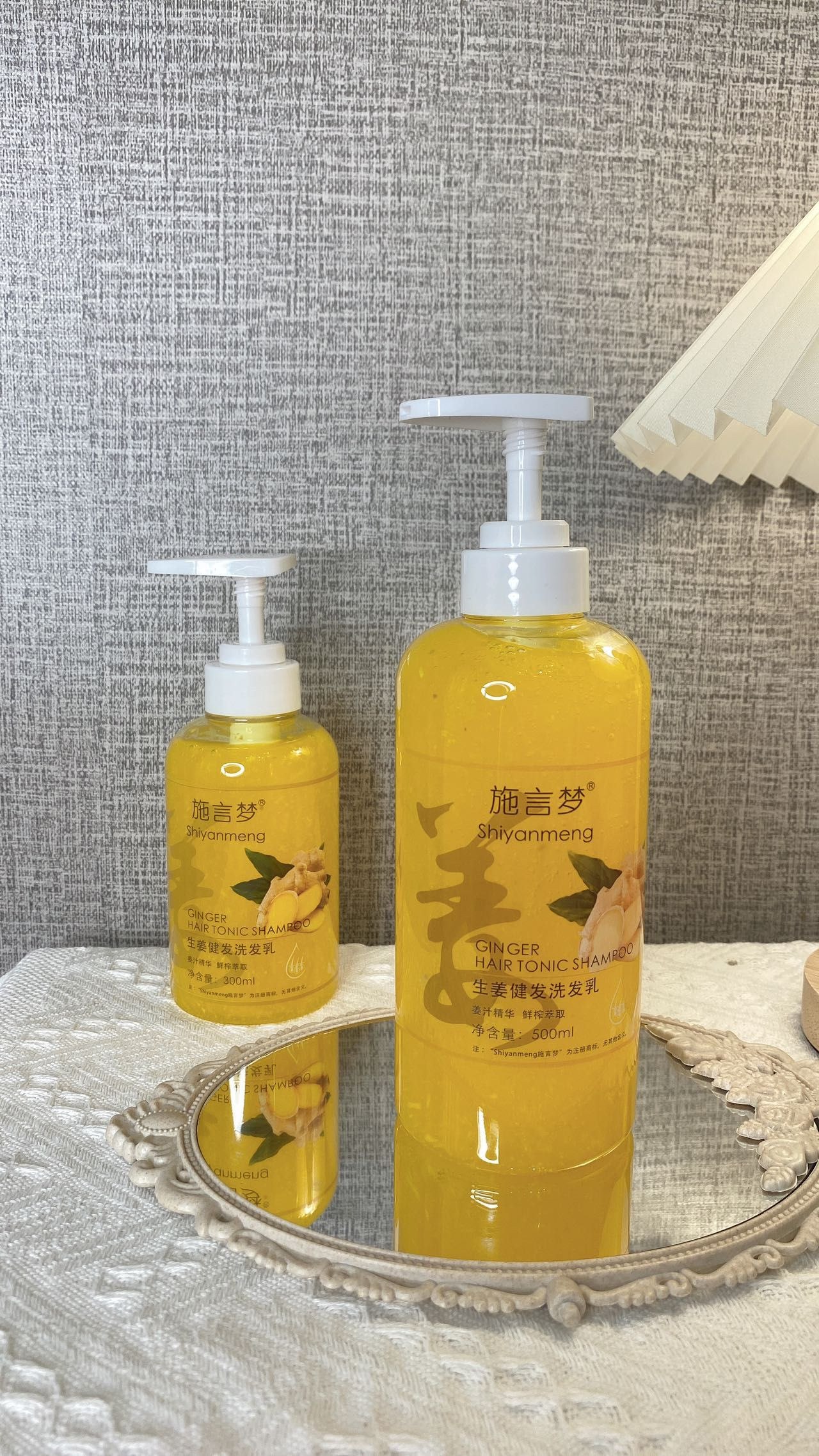 Ginger essential oil hair shampoo