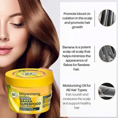 Banana compliant protein hair mask
