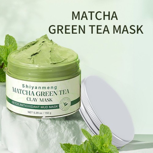 Green tea puree film, green tea puree film, mung bean puree film, matcha mud film, tender skin moisture