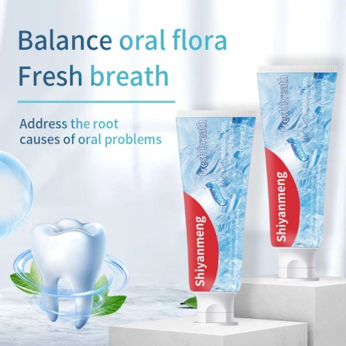 OEMtoothpaste Triple Icy Mint Stain Removing Baking Soda Anti-Cavity Amino Acid Toothpaste Herbal Spearmint