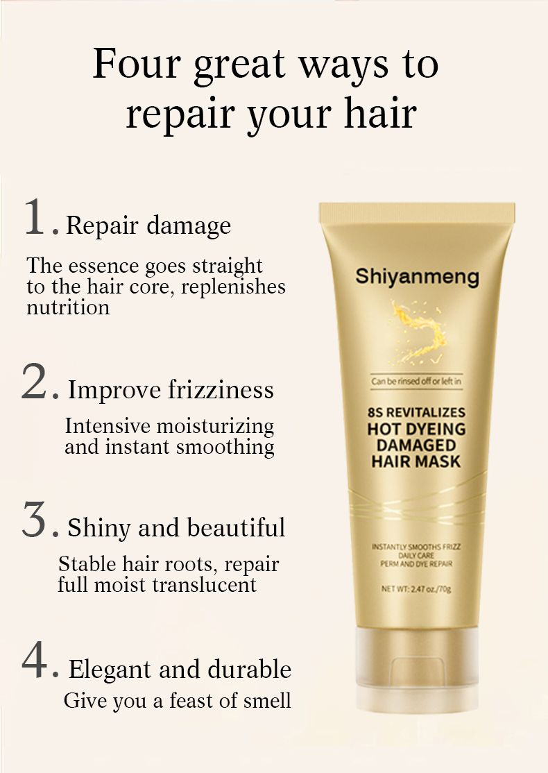 Coconut oil keratin Smoothing and Moisturizing Repair Hair Mask