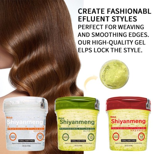 OEM Styling gel Styling hair wax, hair mud,ECO236 Styling Gel, Curly Hair Styling Paste