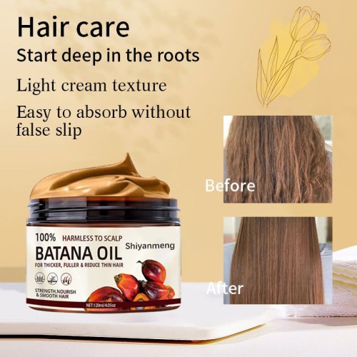 palm butter hair mask, BATANA OIL conditioner