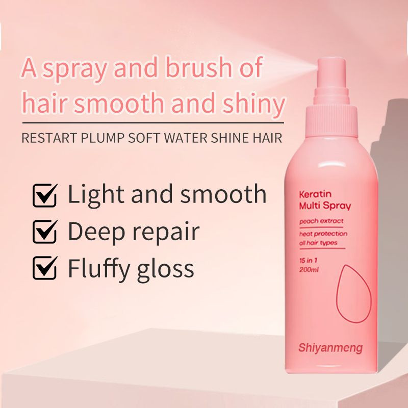 OEM Hair Smoothing Spray with Spirulina Protein, Keratin and Argan Oil