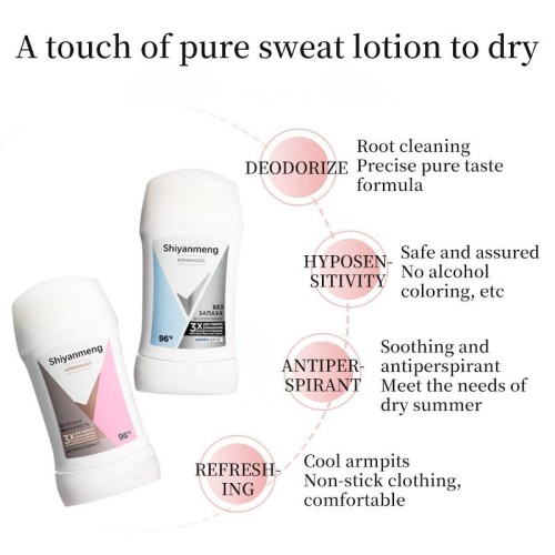 OEM Antiperspirant Stick with Aluminum Chlorohydrate, Potassium Alum, Zinc Oxide and Green Tea - Mint Fragrance