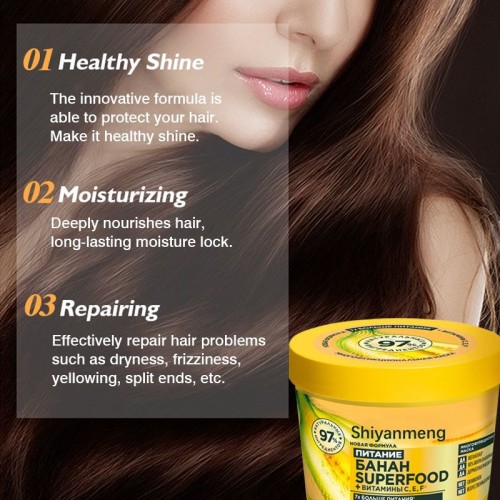 Banana compliant protein hair mask