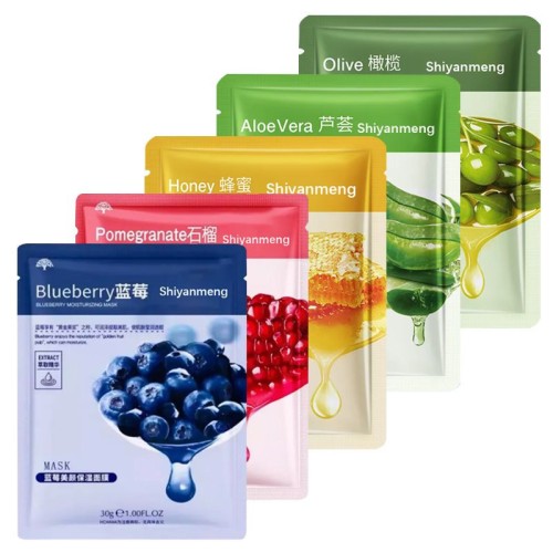 Hyaluronic acid mask, patch mask, fruit moisturizing mask