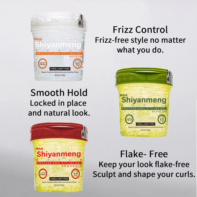 OEM Styling gel Styling hair wax, hair mud,ECO236 Styling Gel, Curly Hair Styling Paste