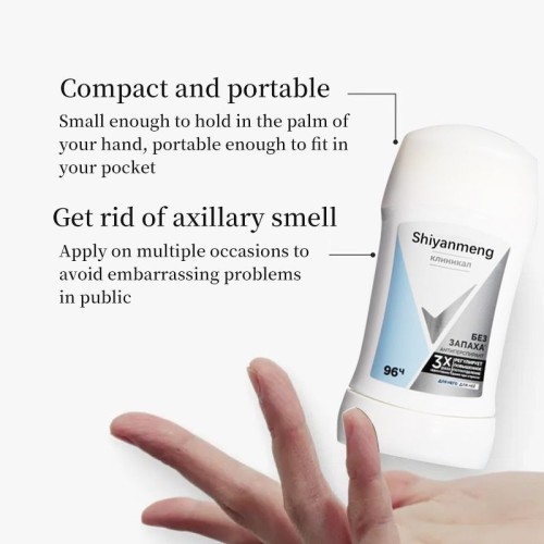 OEM Antiperspirant Stick with Aluminum Chlorohydrate, Potassium Alum, Zinc Oxide and Green Tea - Mint Fragrance